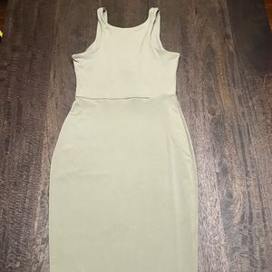 Nookie Dolce Vita bodycon dress in Taupe/Khaki